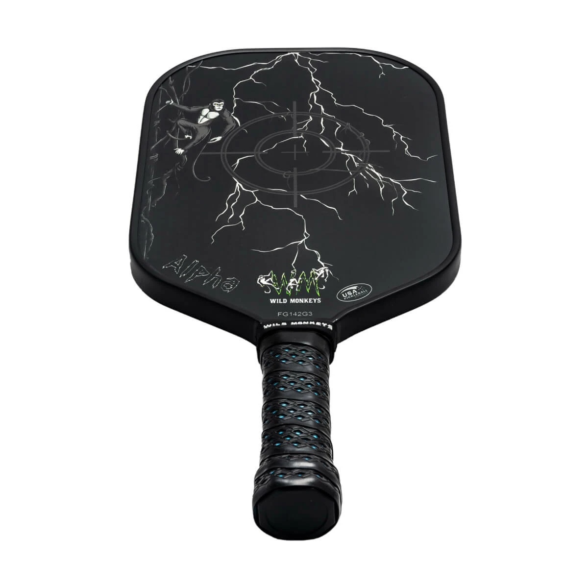 Wild Monkeys Alpha Middleweight Composite Pickleball Paddle - Image 4