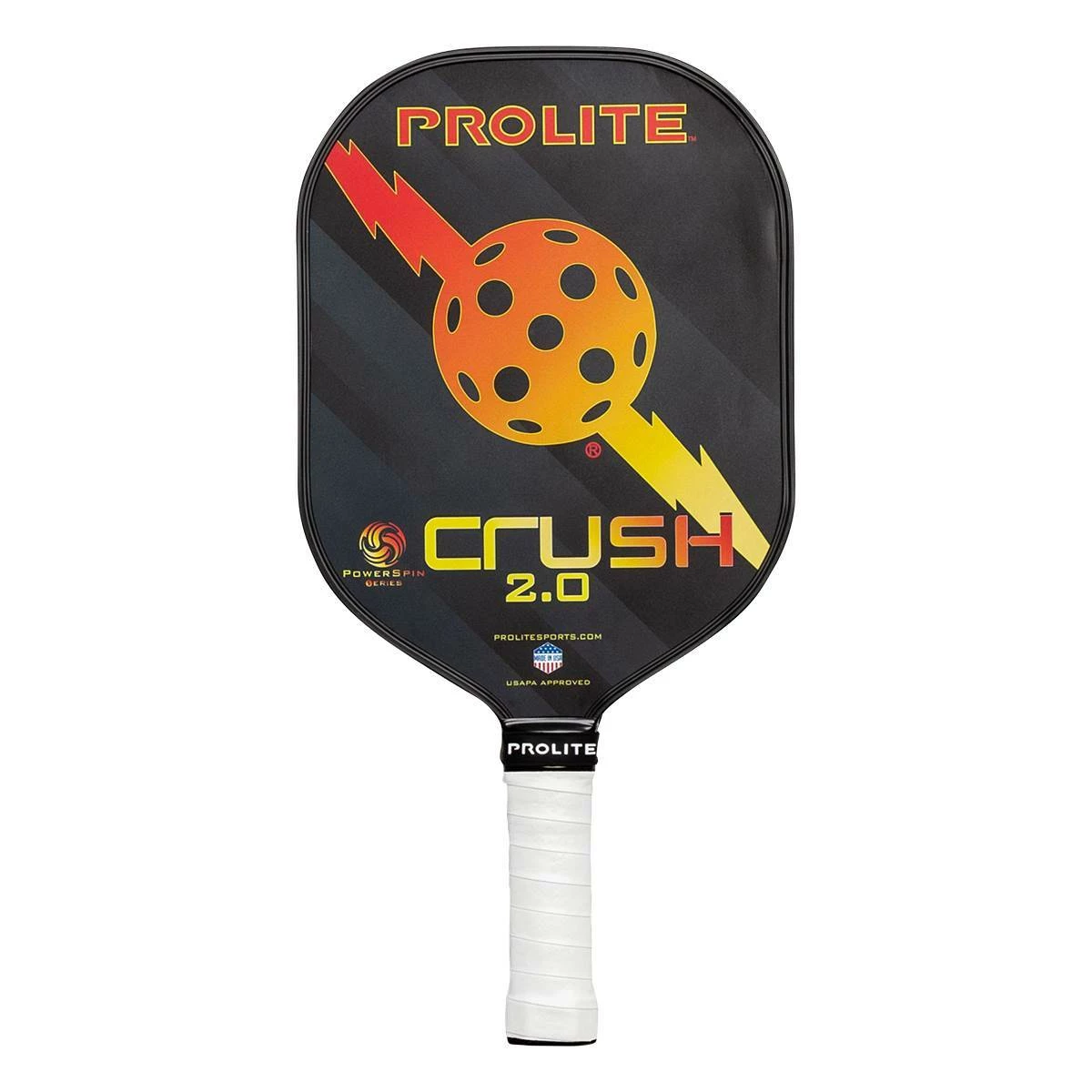PROLITE Crush PowerSpin 2.0 BLEMISHED Middleweight Composite Pickleball Paddle - Image 3