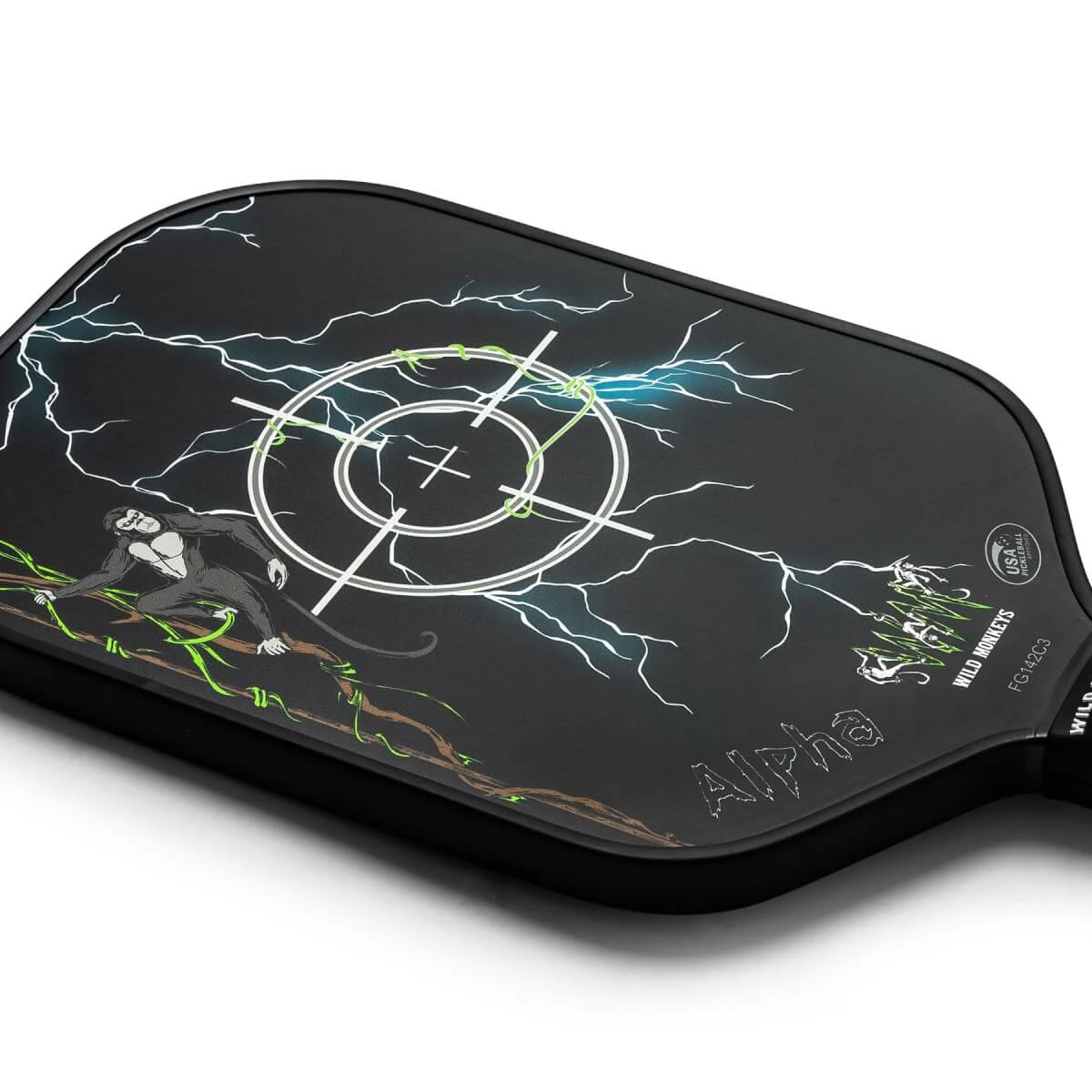 Wild Monkeys Alpha Middleweight Composite Pickleball Paddle - Image 7