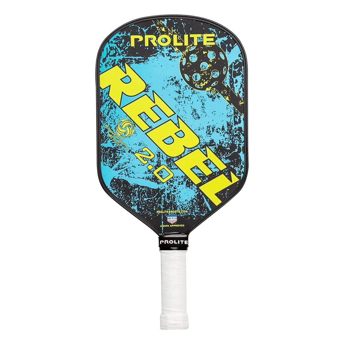 PROLITE Rebel PowerSpin 2.0 Middleweight Composite Pickleball Paddle - Image 13