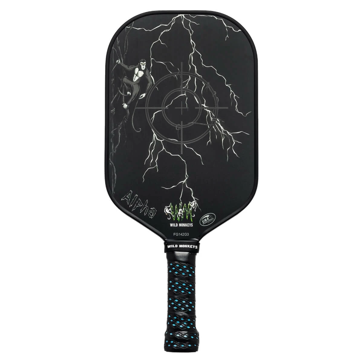 Wild Monkeys Alpha Middleweight Composite Pickleball Paddle - Image 3